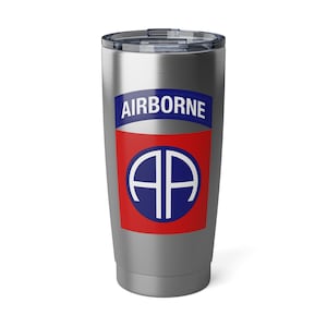 US 82nd Airborne Division &quot;All American&quot; Vagabond 20oz Tumbler *Free Shipping*