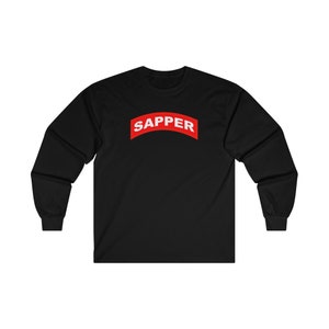 Sapper Tab Combat Engineer Ultra Cotton Long Sleeve Tee