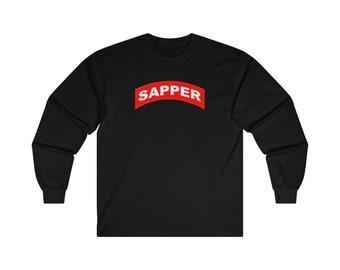 Sapper Tab Combat Engineer Ultra Cotton Long Sleeve Tee