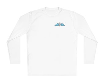 Reino Unido Militar Británico Airborne Jump Para Wings - Camiseta de manga larga ligera unisex