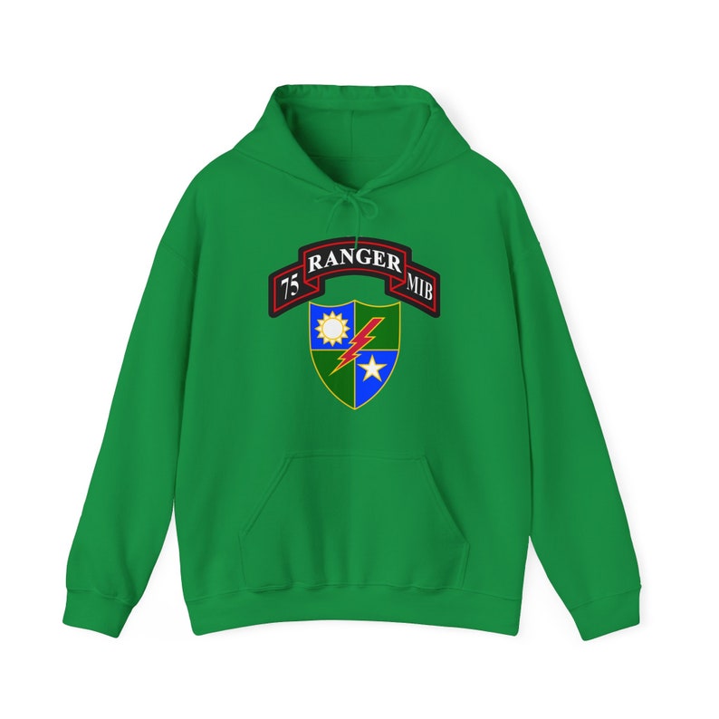 75th Rmib 75th Ranger RMIB Scroll Hoodie: Military Intelligence Battalion ...
