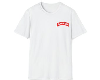 Sapper Tab Combat Engineer - Unisex Softstyle T-Shirt