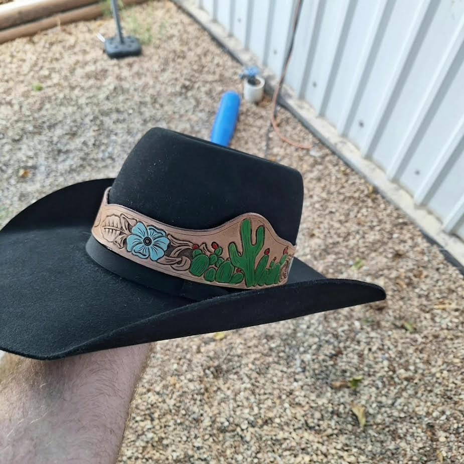 Cactus/floral Hat Band Template - Etsy