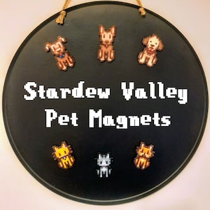 Stardew Valley Cat / Dog Magnets