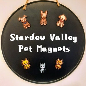 Stardew Valley Katzen Magnete