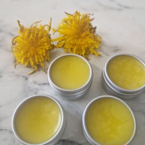 Handmade Dandelion Balm/salve. Handmade with 100% Natural Ingredients!