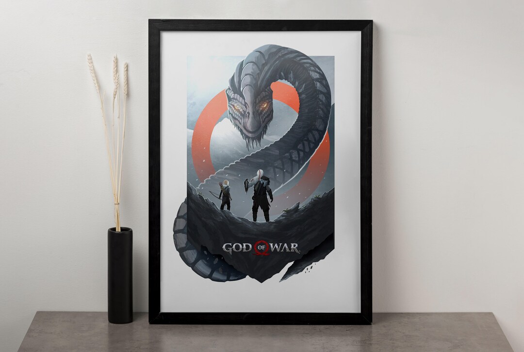 God of War Canvas God of War Wall Art GOW Canvas GOW Etsy