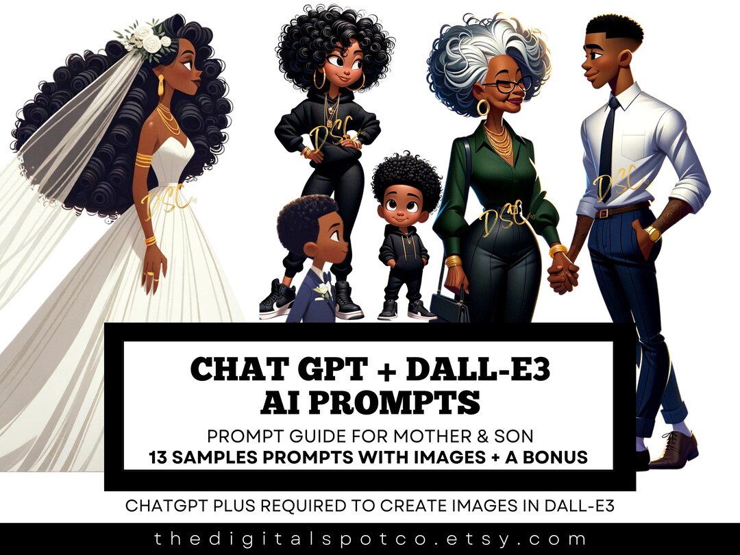 Dall-E3 & ChatGPT v4 Ai Art Prompt Guide 13 Sample Prompts - Etsy Portugal