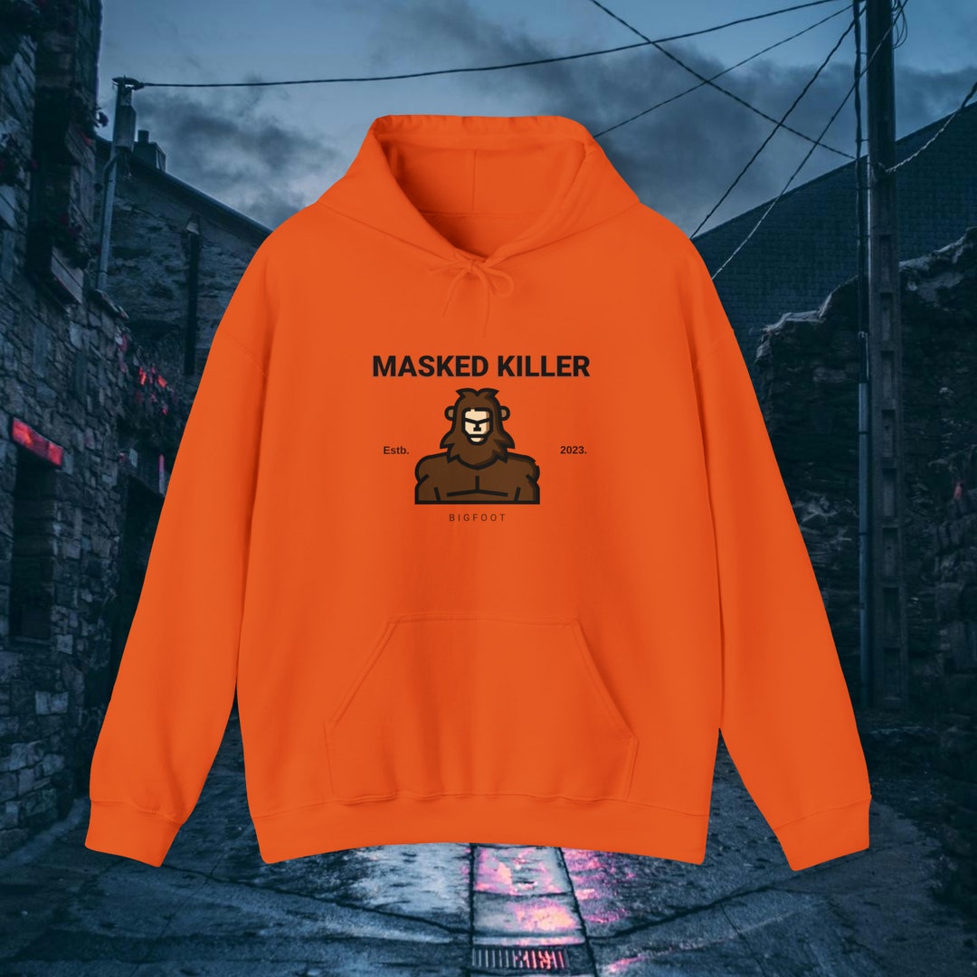 Masked Killer Collection Bigfoot Hoodie Etsy
