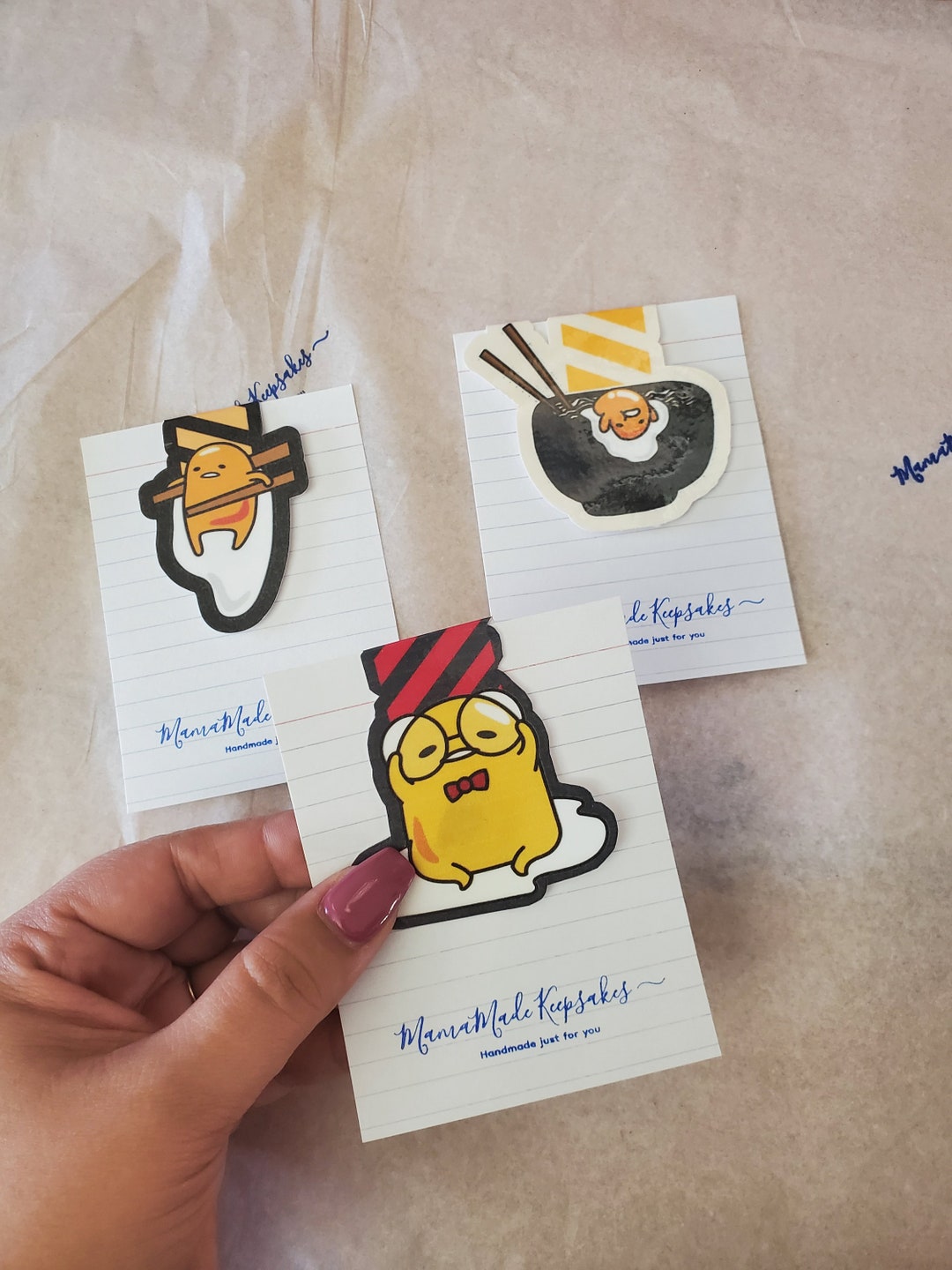 Gudetama - Magnetic Bookmark - Etsy