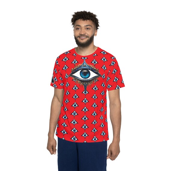 Men s Evil Eye California Disc Golf Jersey All Over Print