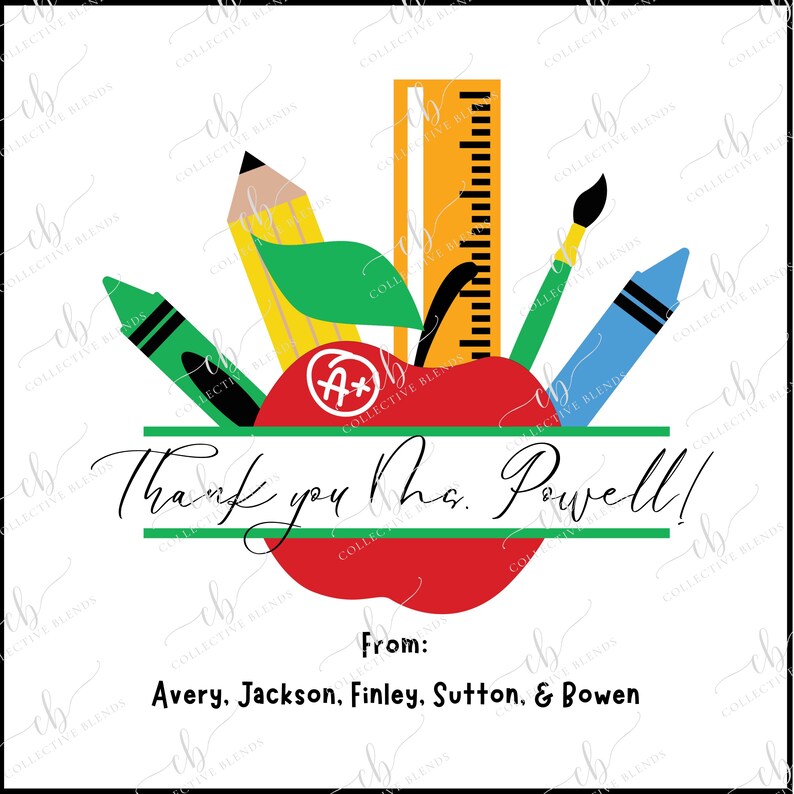 New Tags Custom Gift Tag Printable Template Etsy