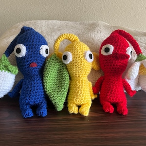 Crocheted Pikmin