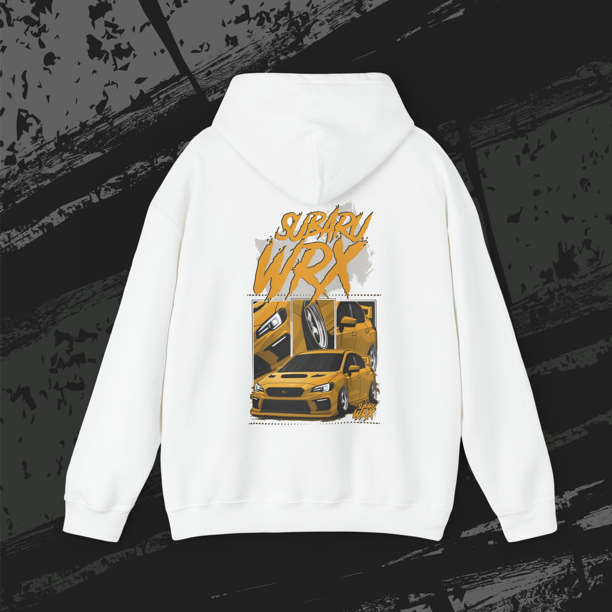 Subaru Impreza WRX STI GJ Yellow Unisex Heavy Blend Hooded Sweatshirt Etsy UK