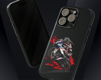 iPhone Case BMW 1000RR Wheelie Bike Tough Cases