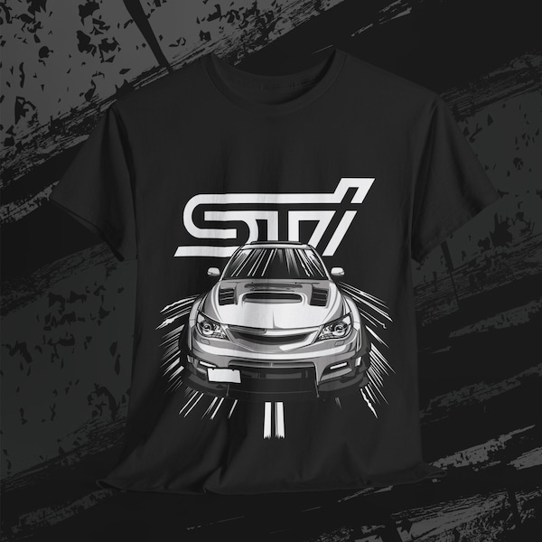 T-Shirt Subaru Impreza STI GV GR Unisex Heavy Cotton Tee Gift for car lovers & gift for boyfriend