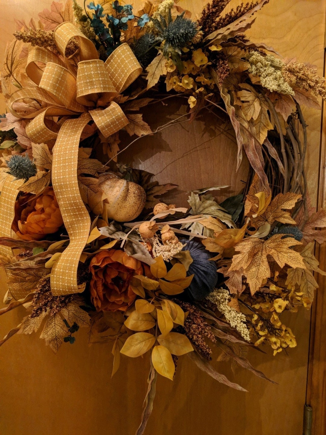 Fall Wreath for a Welcoming Front Door - Etsy