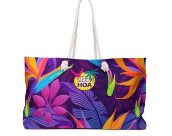 SLCCV HOA Colorful Beach Bag, Pool Bag, Gym Bag, Overnight Bag