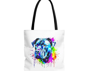 Cane Corso Tote Bag, personalize with dog name, custom dog bag, dog lover gift, stocking stuffer