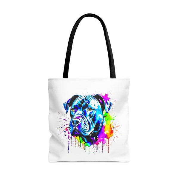 Cane Corso Tote Bag, personalize with dog name, custom dog bag, dog lover gift, stocking stuffer