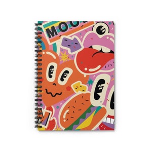 Fun Comic Spiral Notebook - Ruled Line