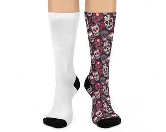 Sugar Skulls Cushioned Crew Socks