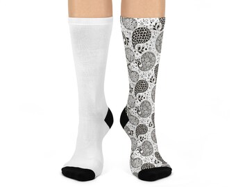 Paisley Cushioned Crew Socks