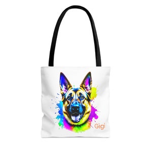 German Shepherd Tote Bag
