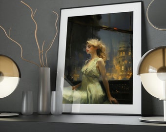 Impressionist Woman Art Poster: Museum Grade Print
