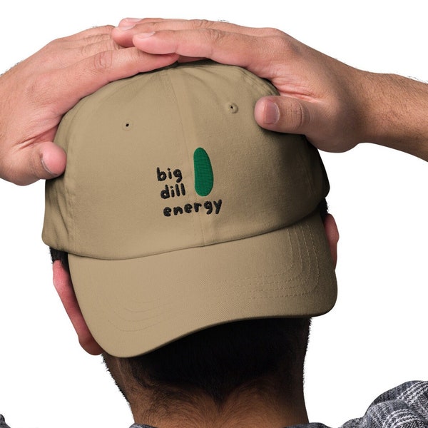 Pickleball Custom Embroidered Big Dill Energy Funny Dad Hat The Perfect Christmas Gift for Pickleball Players and Lovers