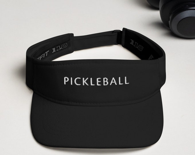 Pickleball Visor geborduurde hoed, op maat geborduurde Pickleball zonneklep - Moeiteloze stijl op de banen, cadeau voor Pickleball-spelers