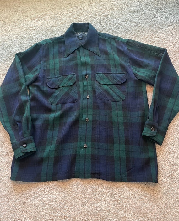 women's blackwatch plaid shirt