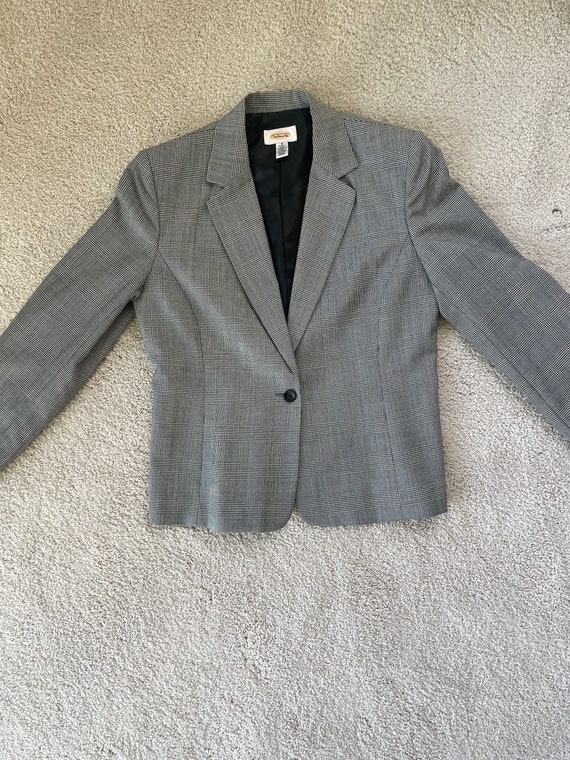 Talbots Houndstooth Plaid Women's Suit - image 2