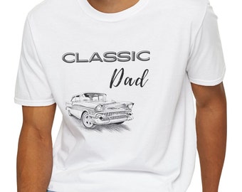 Classic Dad tshirt Fathers Day shirt 1950s car tshirt for dad Gift for classic car lover Retro tshirt for dad Birthday gift Car show dad tee