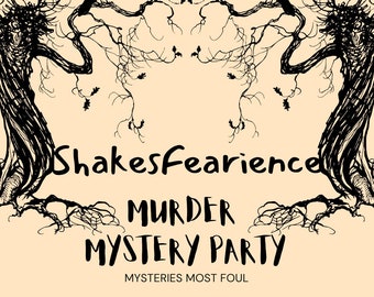 Murder Mystery Party "ShakesFearience" | 11-18 players | PDF version