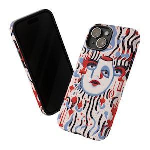Mime Art 3D Phone Case | Minimalist Abstract Design | Gift for Apple iPhone | Google Pixel | Samsung Galaxy