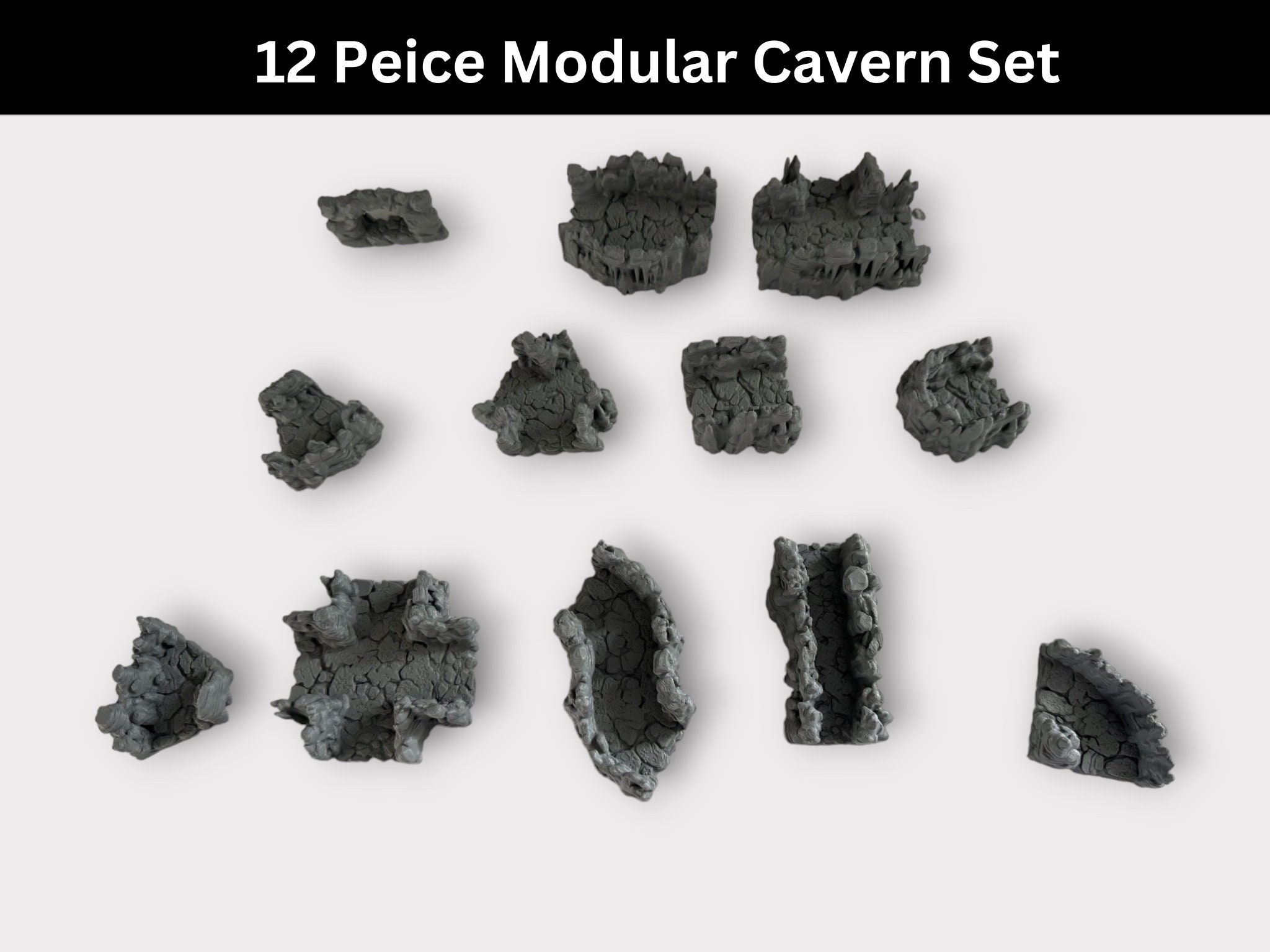 Magical Cave Fantasy Terrain Modular Printable Scenery for Tabletop ...