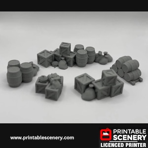 Cargo Piles DnD Miniature Terrain, Dungeons, Dragons, 405, Wargaming, Pathfinder, Scatter, Wargaming, Tabletop, Legion, 28mm, 32mm