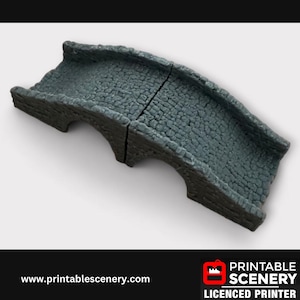 Ancient Stone Bridge for DND, Roleplay, and Tabletop Games - Detailed Stone Structures for Immersive Adventures