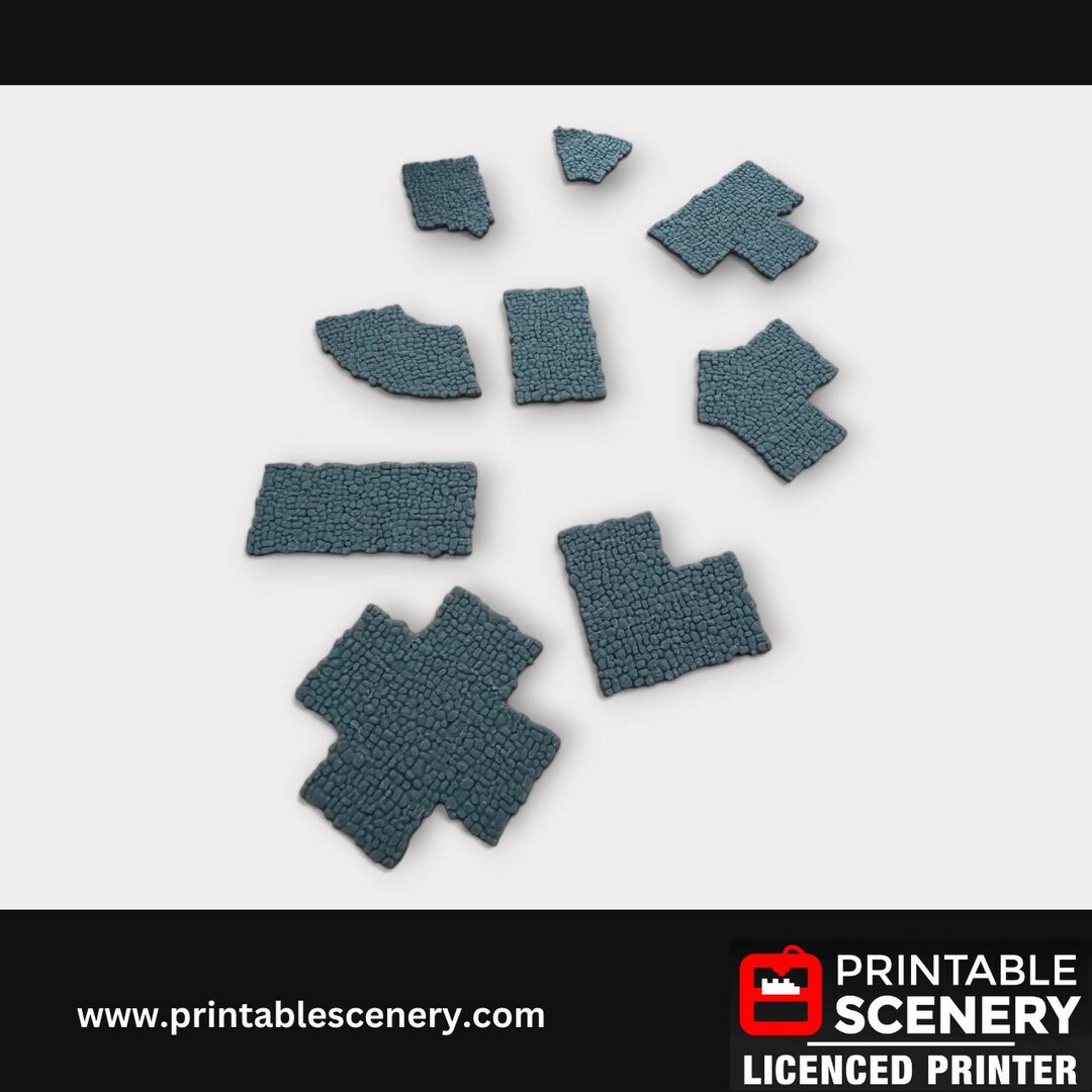Ancient Stone Pathways for DND (9 Piece Set), Roleplay, and Tabletop ...