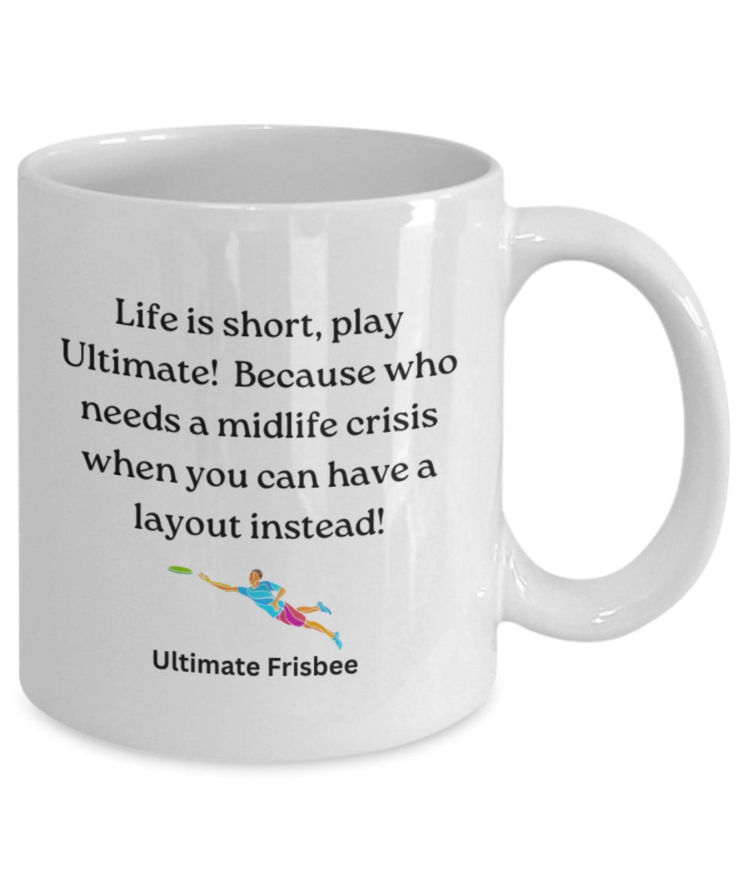 Ultimate Frisbee Gift, Frisbee Gift, Frisbee Coffee Mug, Ultimate ...