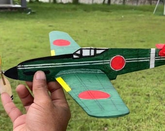 Rubber Powered Spitfire Model Plane