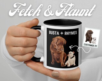 Custom Pet Photo Portrait Ceramic Mug Gift