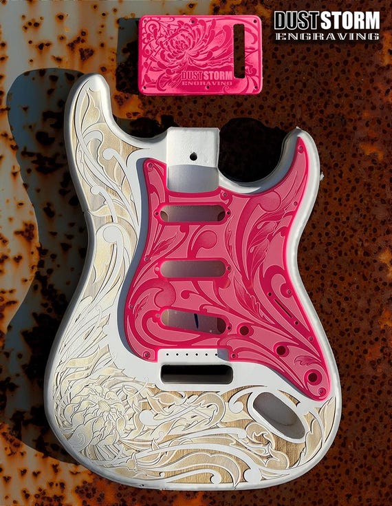 Chitarra elettrica LA per mancini di , rosa - B-Stock
