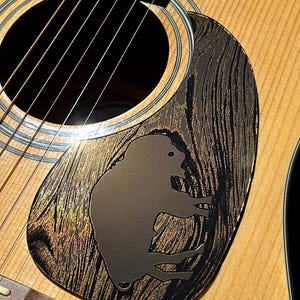 Custom Acoustic Guitar Pickguards in Acrylic Mirror bild 3