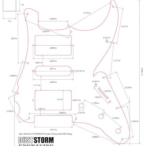 Laser Engraved Pink Strat Guitar Body: Slimer Green Acrylic Pickguard ...