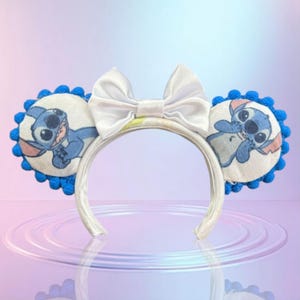 Ohana Spark Mini Minnie Ears for Labubu – Whimsical Disney vibes Doll Headband, Handmade Disney-Inspired Accessory