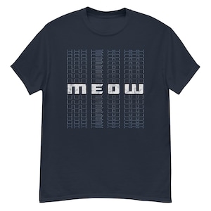 Meow - Cyberpunk Future Cat Style Unisex Classic T-Shirt