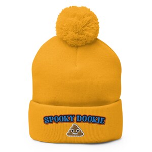 Spooky Dookie | Funny Fall-themed Pom-Pom Beanie