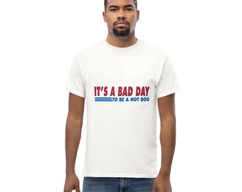 Het is een slechte dag om een hotdog te zijn | Shirt met korte mouwen
